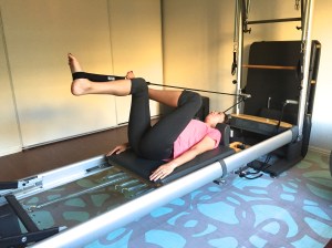 Gluteal Stretch on Reformer